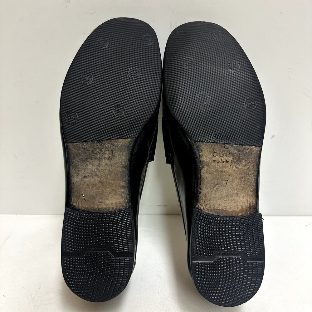 FULL RESOLE Gucci Men's Horsebit 1953 Loafer Bit Black Made in Italy UK 7 US 8 D - Picture 2 of 12